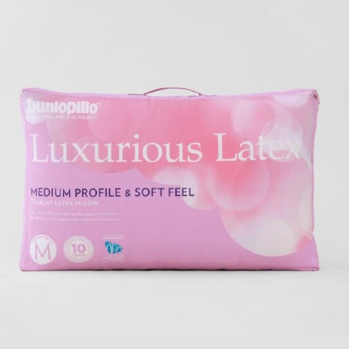 Dunlopillo Luxurious Latex Medium Profile & Soft Feel Pillow