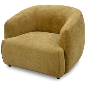 Elyndra Armchair - Lila Ochre by Interior Secrets - AfterPay Available