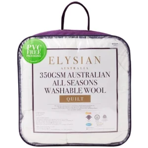 Elysian 350 GSM Australian Wash Wool Quilt