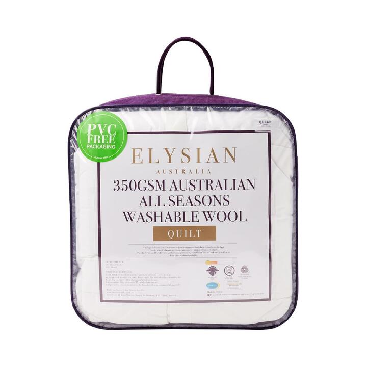 Elysian 350 GSM Australian Wash Wool Quilt