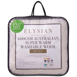 Elysian 600 GSM Australian Wash Wool Quilt