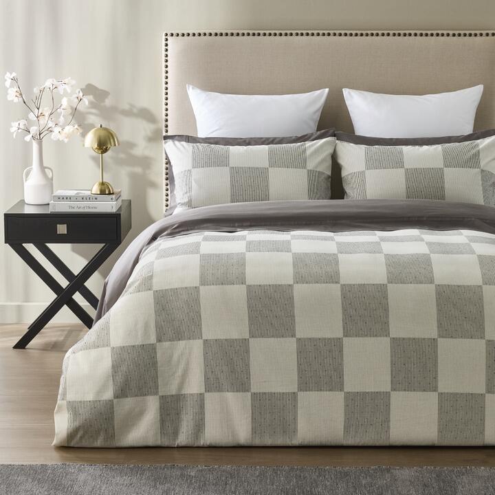 Elysian Chester Cotton Jacquard Quilt Cover Set