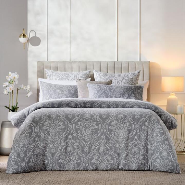 Elysian Damask Jacquard Quilt Cover Set