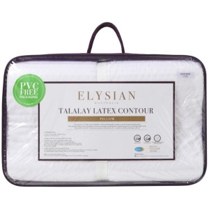 Elysian Talalay Latex Pillow Contour