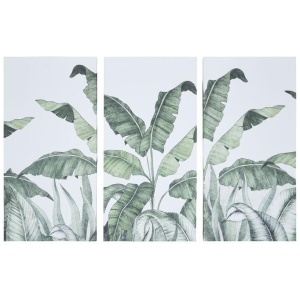 Emporium Palm Leaf 3 Piece Wall Art