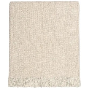 Ex Display - Ollo Lily Throw - Ivory by Interior Secrets - AfterPay Available