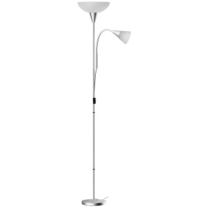 Floor Lamp Mother and Child Modern Home Living Room Office Reading Silver