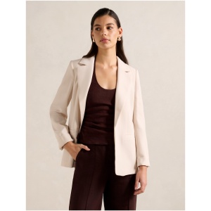 Forever New Women's Dylan Boyfriend Blazer Jacket in Quicksand