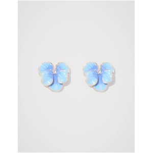 Forever New Women's Isobel Pretty Flower Earrings in Blue