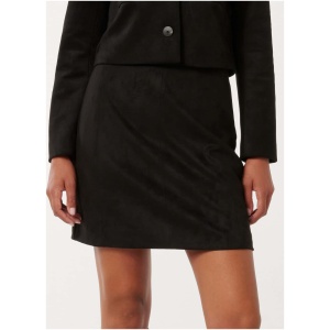Forever New Women's Joslyn Vegan Suede Mini Skirt in Black