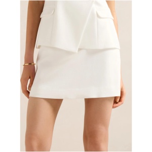 Forever New Women's Kat A-Line Mini Skirt in Porcelain Set