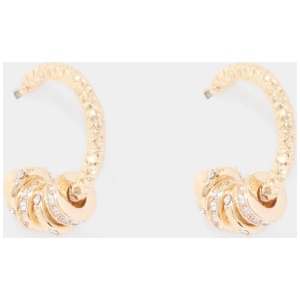 Forever New Women's Lacey Link Hoop Earrings in Gold