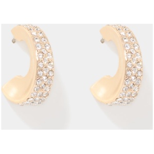 Forever New Women's Shiloh Angle Stone Earrings in Gold/Crystal