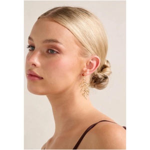 Forever New Women's Signature Victoria Coral Drop Earrings in Gold