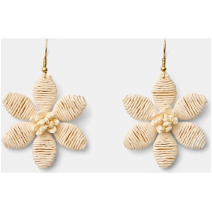 Forever New Women's Susannah Summer Flower Earrings in Ivory