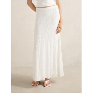 Forever New Women's Tahlia Lace Maxi Skirt in Porcelain Co-Ord