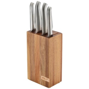 Furi Pro Acacia Wood 5 Piece Knife Block Set