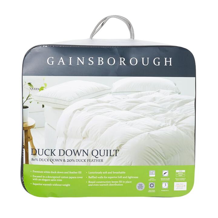 Gainsborough 80/20 Duck Down & Feather Quilt