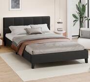 Gamora Double Fabric Bed Frame Grey