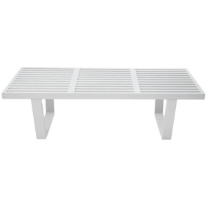 George Nelson Replica Platform Bench 122cm - Off White