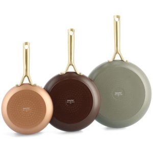 Green Pan Greenpan Shades Terra 3-Piece Frypan Set