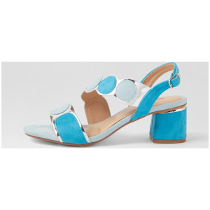 Haldis Aqua Multi Microsuede Sandals