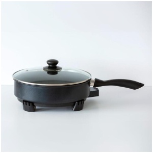 Healthy Choice 28 cm Electric Skillet With Glass Lid EFP128