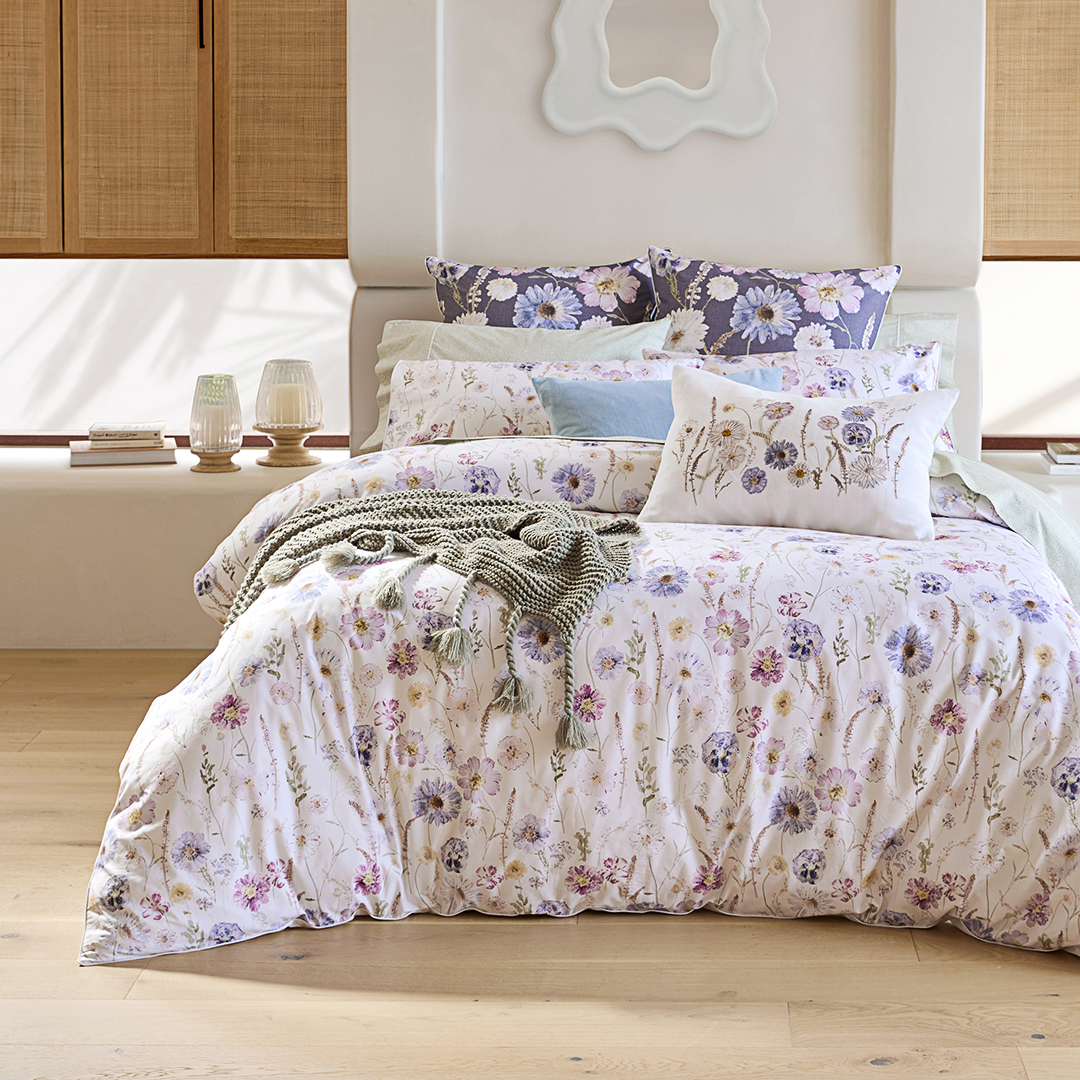 Herbarium Floral Quilt Cover Queen