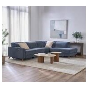 Heston Modular Recliner Sofa Blue