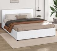 Ilawi Double Boucle Bed Frame With Storage White