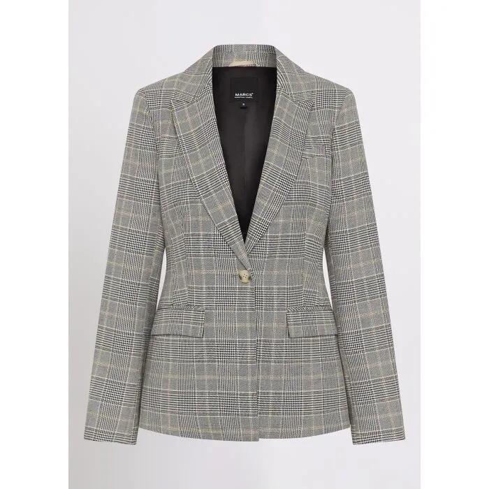 Issa Longline Check Blazer