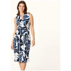 Jane Lamerton Women's Jersey Wrap Leaf Print Dress