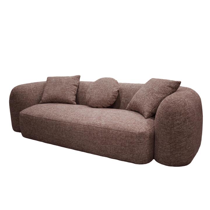 Justus 3 Seater Sofa - Santiago Copper by Interior Secrets - AfterPay Available