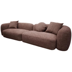 Justus 4 Seater Sofa - Santiago Copper by Interior Secrets - AfterPay Available