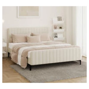 Kaidon Double Bed Frame Neutral