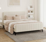 Kaidon Double Bed Frame Neutral