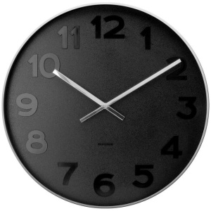 Karlsson Mr Black Wall Clock