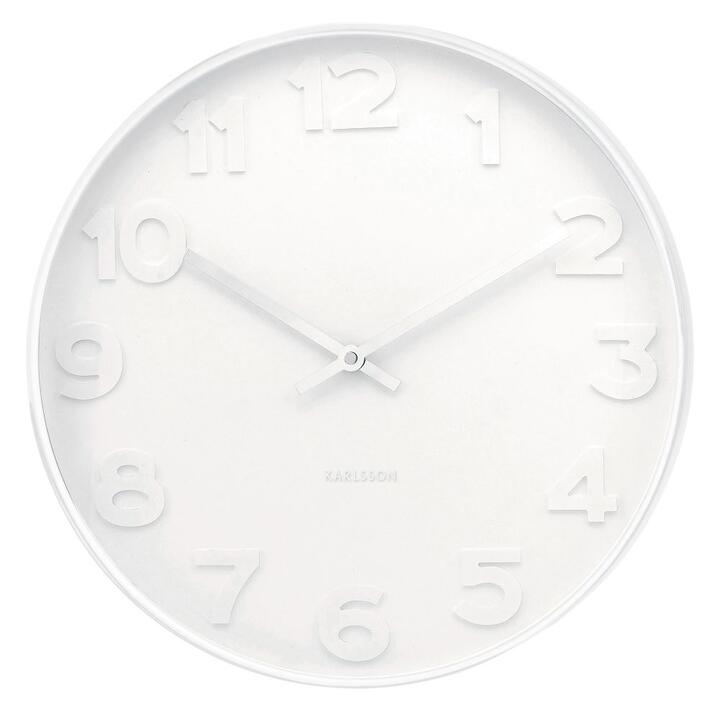 Karlsson Mr White Wall Clock