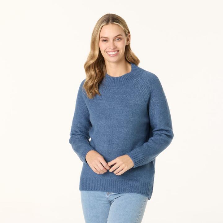 Khoko Collection Women's Cosy Mock Neck Jumper