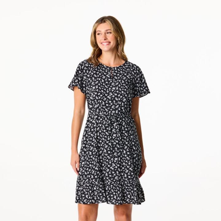 Khoko Collection Women's Ruffle Tunic Dress
