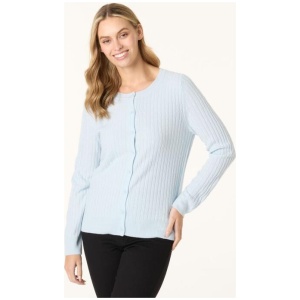Khoko Collection Women's Soft Touch Cable Cardigan