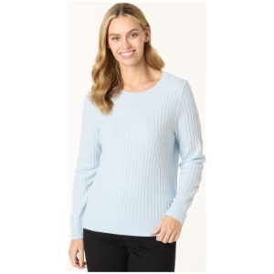 Khoko Collection Women's Soft Touch Cable Jumper