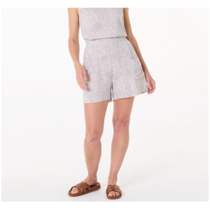 Khoko Collection Women's Tropical Print Resort Shorts