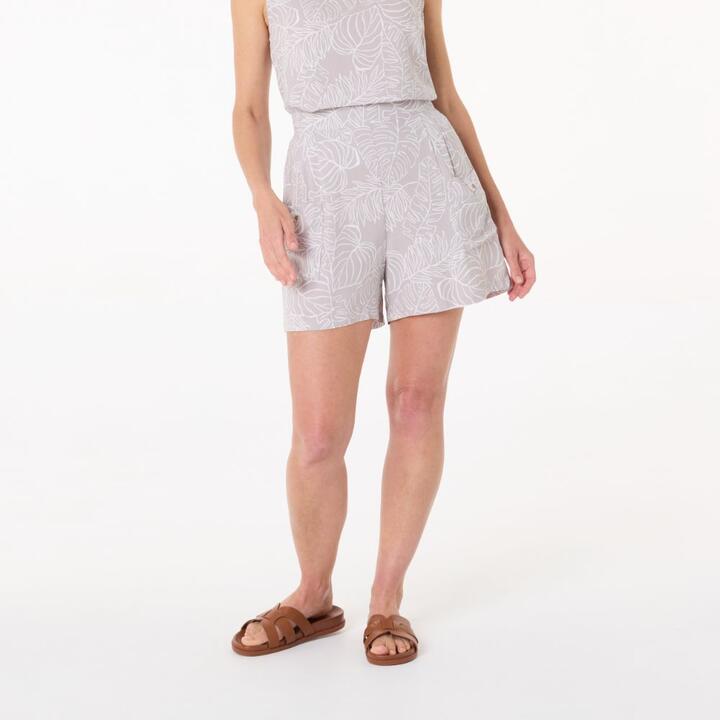 Khoko Collection Women's Tropical Print Resort Shorts