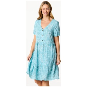 Khoko Collection Women's Viscose Button Dress