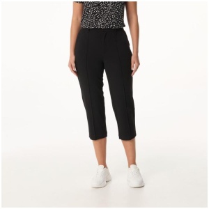 Khoko Smart Women's Crepe Tailored Crop Pants