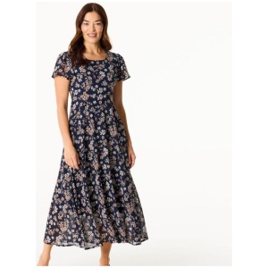 Khoko Smart Women's Empire Blossom Midi Dress
