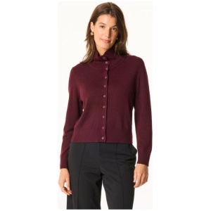 Khoko Smart Women's Funnel Neck Cardigan