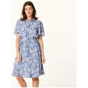 Khoko Smart Women's Paisley Shirt Dress