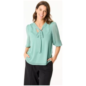 Khoko Smart Women's Tie Front Blouse